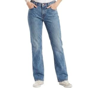Levis 550 Jeans‎ Womens 8 Blue Relaxed Bootcut Stretch Destroyed Grunge Casual
